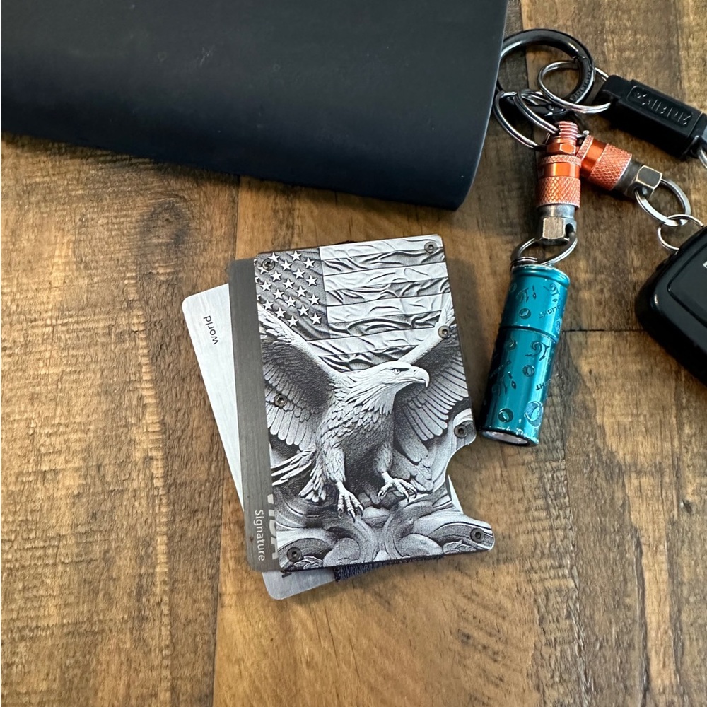 Laser Engraved RFID Blocking Wallet